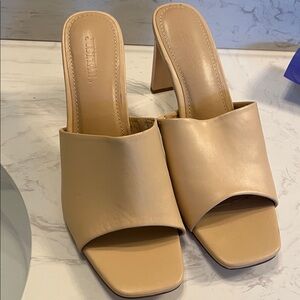 Cushionaire Nude Heeled Sandals